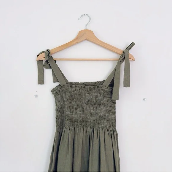 golden hour linen dress GOLDEN GODDESS – O RAY main image 1